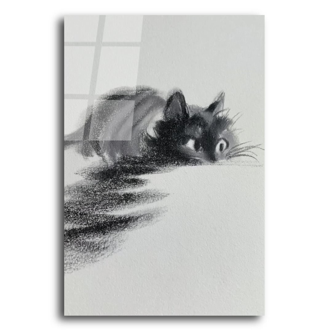 Yaramaz Kedi Cam Tablo KD120 3