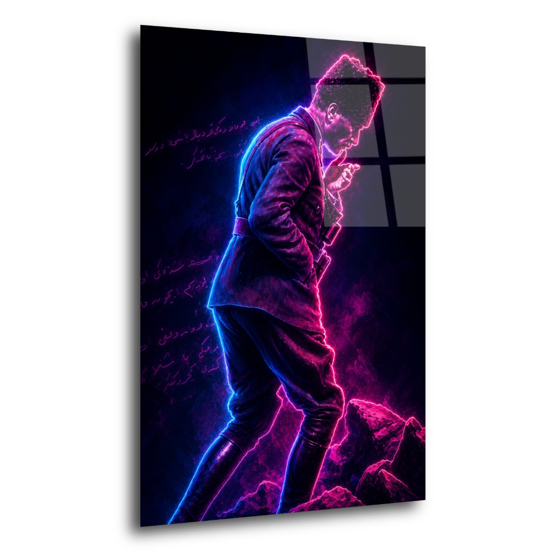Neon Kocatepe Atatürk Cam Tablo MK107 2