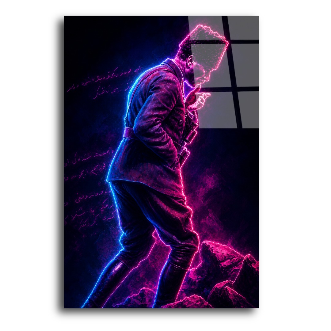 Neon Kocatepe Atatürk Cam Tablo MK107 3