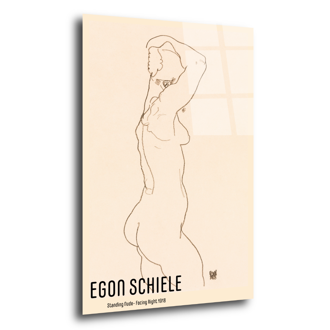Egon Schiele Desen Cam Tablo ST108 2