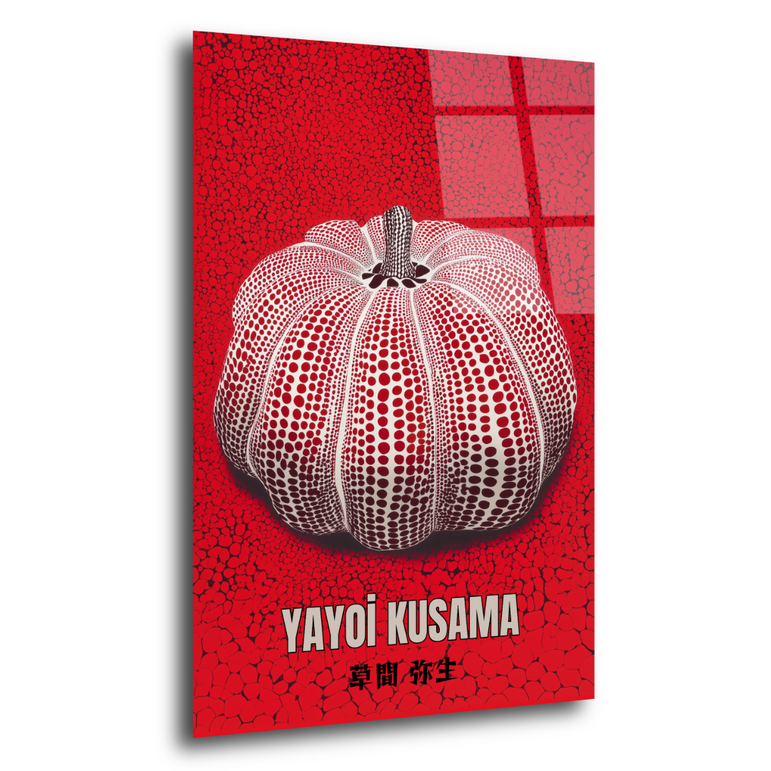 Yayoi Kusama İlhamı Cam Tablo ST107 2