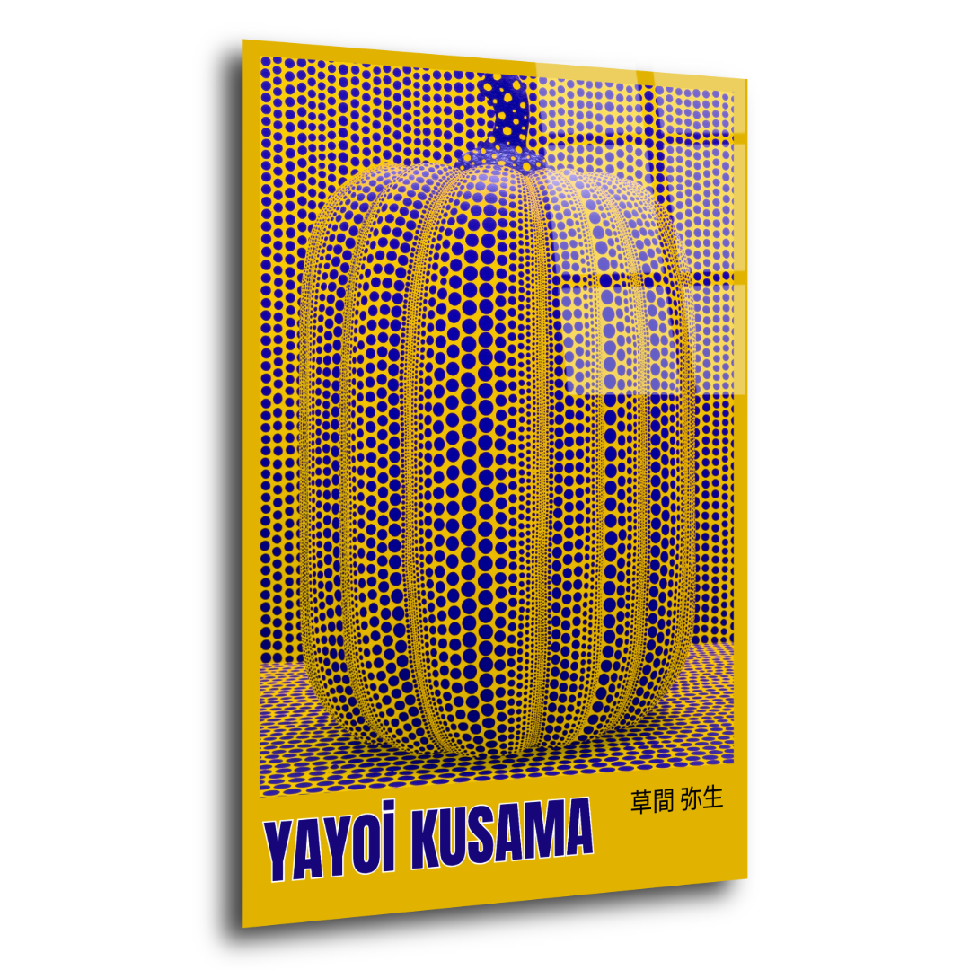 Yayoi Kusama İlhamı Cam Tablo 2