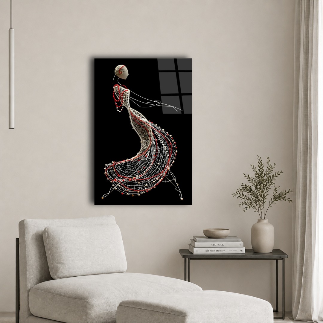 Art Deco Tel Sanatı Cam Tablo TL140